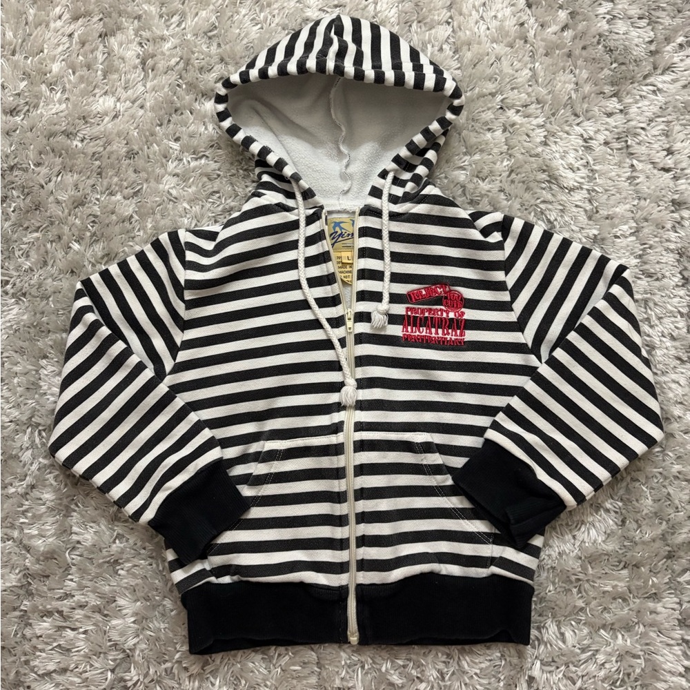 vintage alcatraz kids hoodie y2k size large 5T